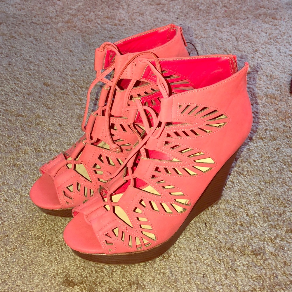 Cute Coral Wedges